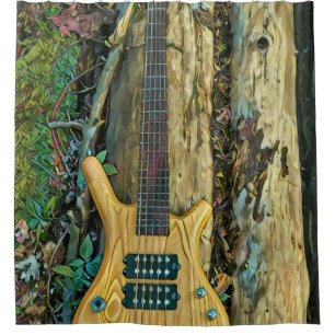 Rideaux De Douche Cadeaux pour un musicien guitariste