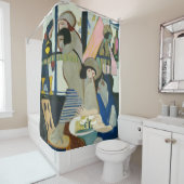 Rideaux De Douche Café par Ernst Ludwig Kirchner (En situation)