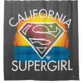 Rideaux De Douche California Supergirl Sunset Graphic (Devant)
