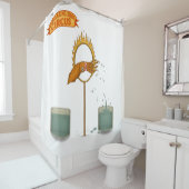 Rideaux De Douche Calmar qui gicle (En situation)