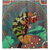 Rideaux De Douche caméléon des forêts (Devant)