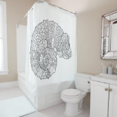 Rideaux De Douche Caméléon Zendoodle (En situation)