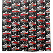 Rideaux De Douche Camion de monstre rouge (Devant)