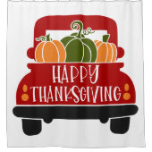 Rideaux De Douche Camion de Thanksgiving (Devant)