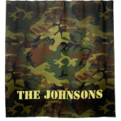 Rideaux De Douche Cammo vert (Devant)