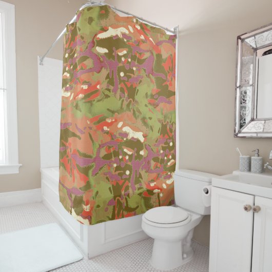 Rideaux De Douche Camo Camo, look moi ! (En situation)