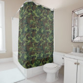 Rideaux De Douche Camo vert (En situation)