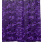 Rideaux De Douche Camo violet foncé (Devant)