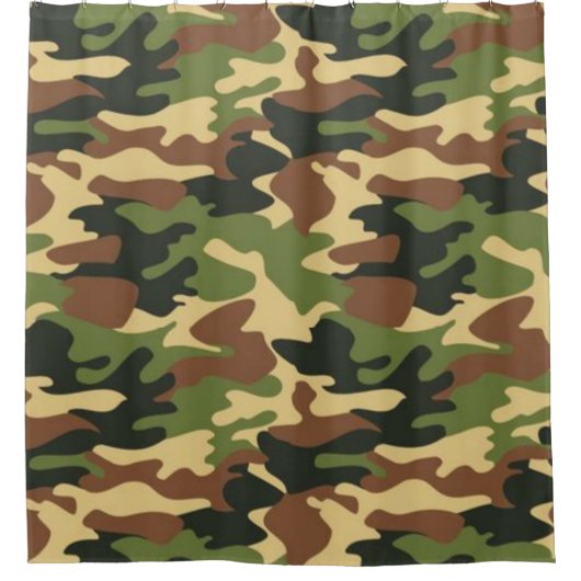 Rideaux De Douche camouflage (Devant)