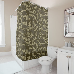 Rideaux De Douche Camouflage central