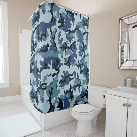 Rideaux De Douche Camouflage de la marine (En situation)
