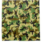 Rideaux De Douche Camouflage des bois (Devant)