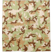 Rideaux De Douche Camouflage du désert (Devant)