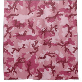Rideaux De Douche Camouflage rose (Devant)