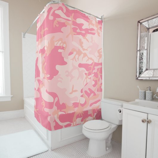 Rideaux De Douche Camouflage rose, Armée (En situation)