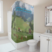 Rideaux De Douche Campagne Suisse (En situation)