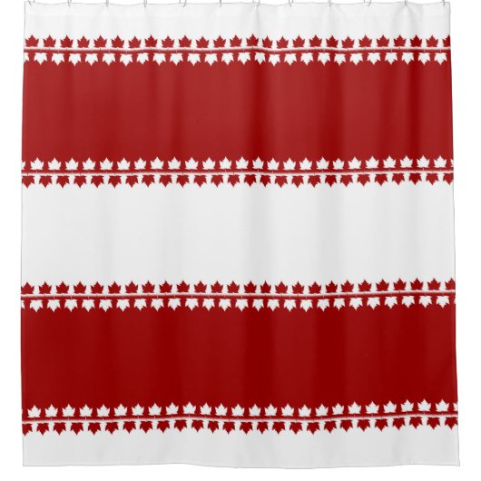 Rideaux de douche Canada Décor Feuille d'érable Ca (Devant)