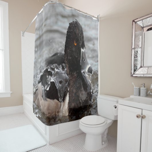 Rideaux De Douche Canard à bec cerclé (En situation)