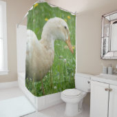 Rideaux De Douche Canard de Saxe (En situation)