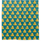 Rideaux De Douche Canard en caoutchouc jaune (Devant)