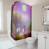 Rideaux De Douche Canards fantaisistes mignons (En situation)