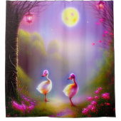Rideaux De Douche Canards fantaisistes mignons (Devant)
