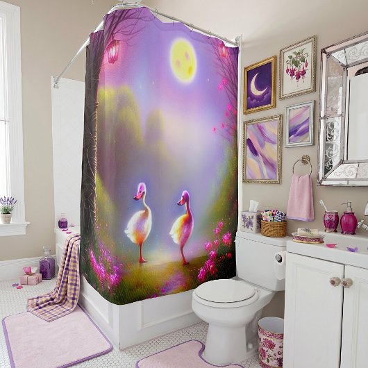 Rideaux De Douche Canards fantaisistes mignons