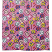 Rideaux De Douche Candy pattern | Lollies pattern | lollipop 7 (Devant)