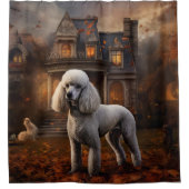 Rideaux De Douche Caniche Halloween Épouvantable (Devant)