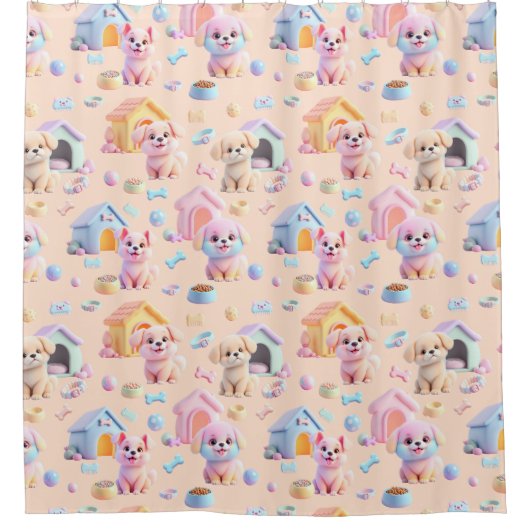 Rideaux De Douche Canine (Devant)