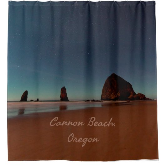 Rideaux De Douche Cannon Beach Oregon Haystack Rock (Devant)