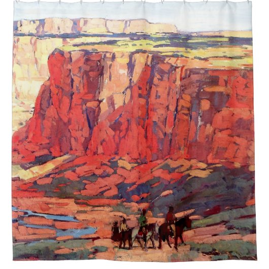 Rideaux De Douche "Canyon Riders" Art occidental par Edgar Payne (Devant)