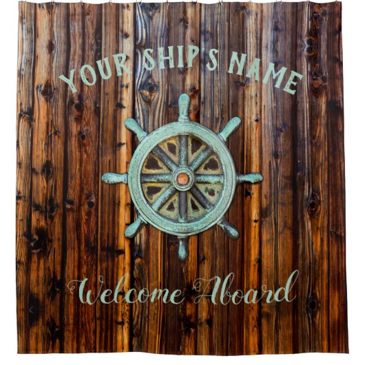 Rideaux De Douche Capitaine Wheel (Devant)