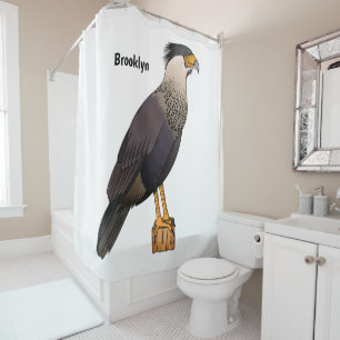 Rideaux De Douche Caracara en berceau dessin animé