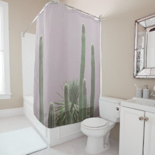 Rideaux De Douche Caraïbes Cactus Grove Charme 3 #tropical #art