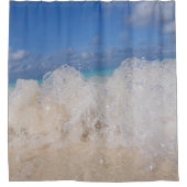 Rideaux De Douche Caraïbes Island Wave Love 2 (Devant)