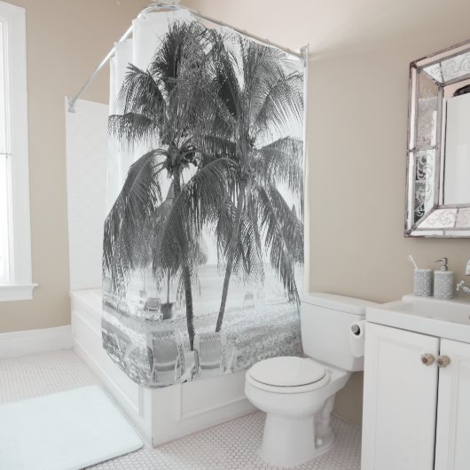 Rideaux De Douche Caribbean Beach Bliss 8 #travel #art (En situation)