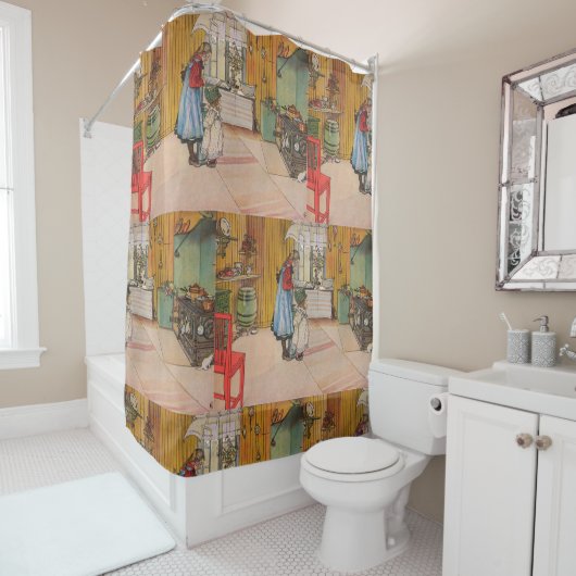 Rideaux De Douche Carl Larsson La cuisine (En situation)