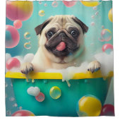 Rideaux De Douche Carlin en Baignoire avec bulles (Devant)