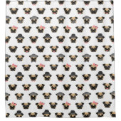 Rideaux De Douche Carlins dans le déguisement (Devant)