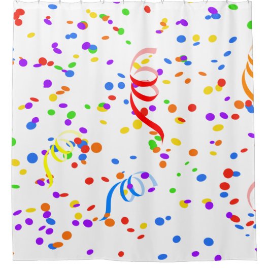 Rideaux De Douche Carnaval Confetti (Devant)