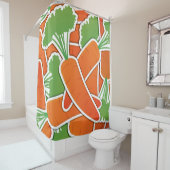 Rideaux De Douche Carotte funky (En situation)