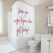Rideaux De Douche Carpe Diem d'autonomisation et d'inspiration (En situation)