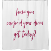 Rideaux De Douche Carpe Diem d'autonomisation et d'inspiration (Devant)