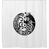 Rideaux De Douche Carpe et onde (Devant)