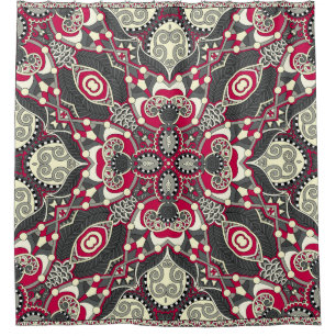 Rideaux De Douche carré de soie foulard ou mouchoir design motif