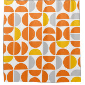 Rideaux De Douche Carreaux ensoleillés du milieu du siècle (Devant)