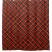 Rideaux De Douche Carreaux Rouges (Devant)