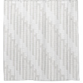 Rideaux De Douche carrés en zigzag gris... (Devant)