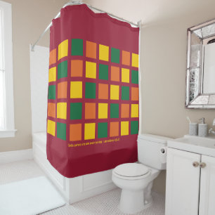 Rideaux De Douche Carrés géométriques élégants